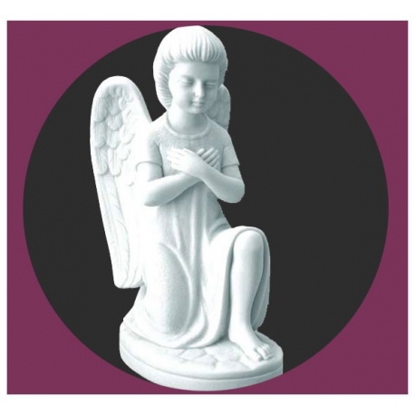 Ange agenouillé 25cm