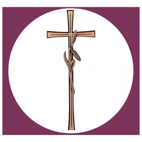 Croix avec épi de blé 40cm