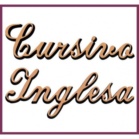 Lettres Anglaises 2,5cm