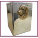 URNE FUNERAIRE 13CM  MOTIF LABRADOR